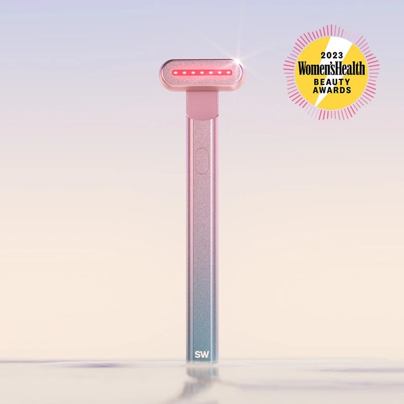 NEW SOLAWAVE 4-in-1 Facial Wand Red Light Therapy Skincare in OMBRE